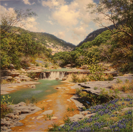 Cliffs of the Nueces by artist Larry Dyke